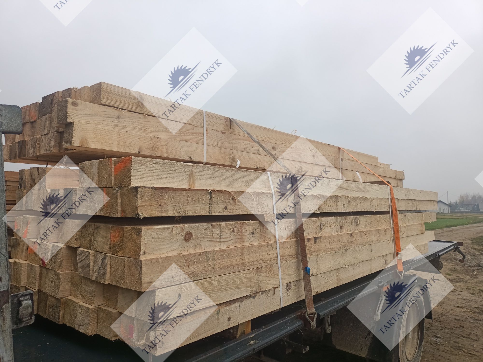 Więźba dachowa. Impregnacja oraz transport w cenie