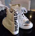 Buty botki srebrne r.30
