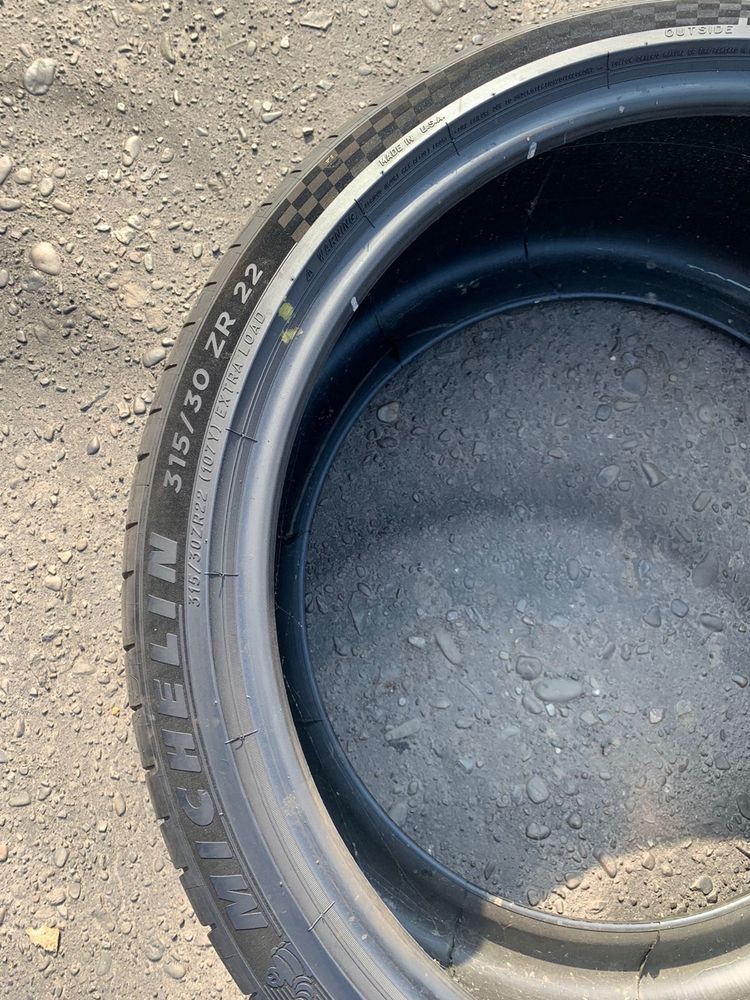 Шини 315/30 R22 пара Michelin 2020p літо 5мм