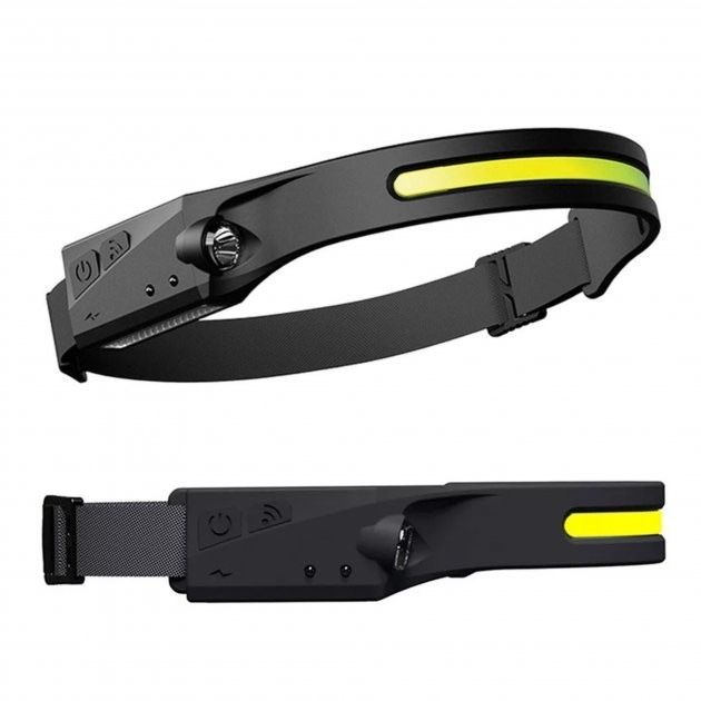 Налобный фонарь с датчиком движения