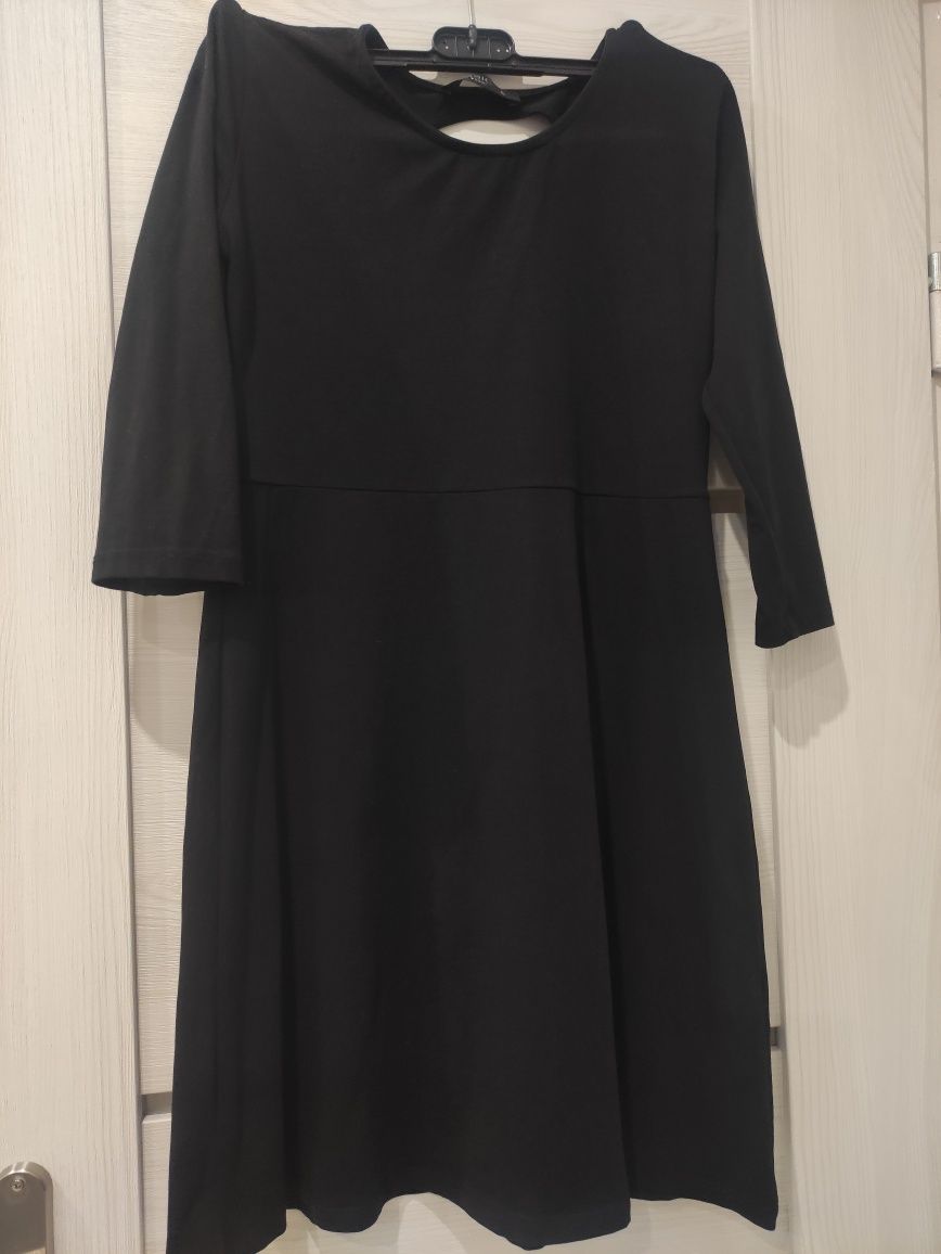 Sukienka czarna 36 bawełna