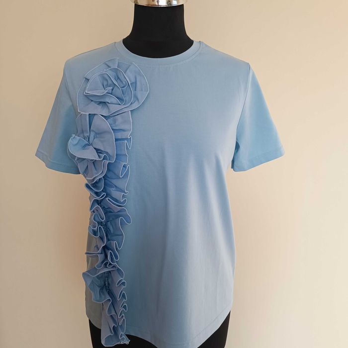 T-shirt damski z bawełny S/M