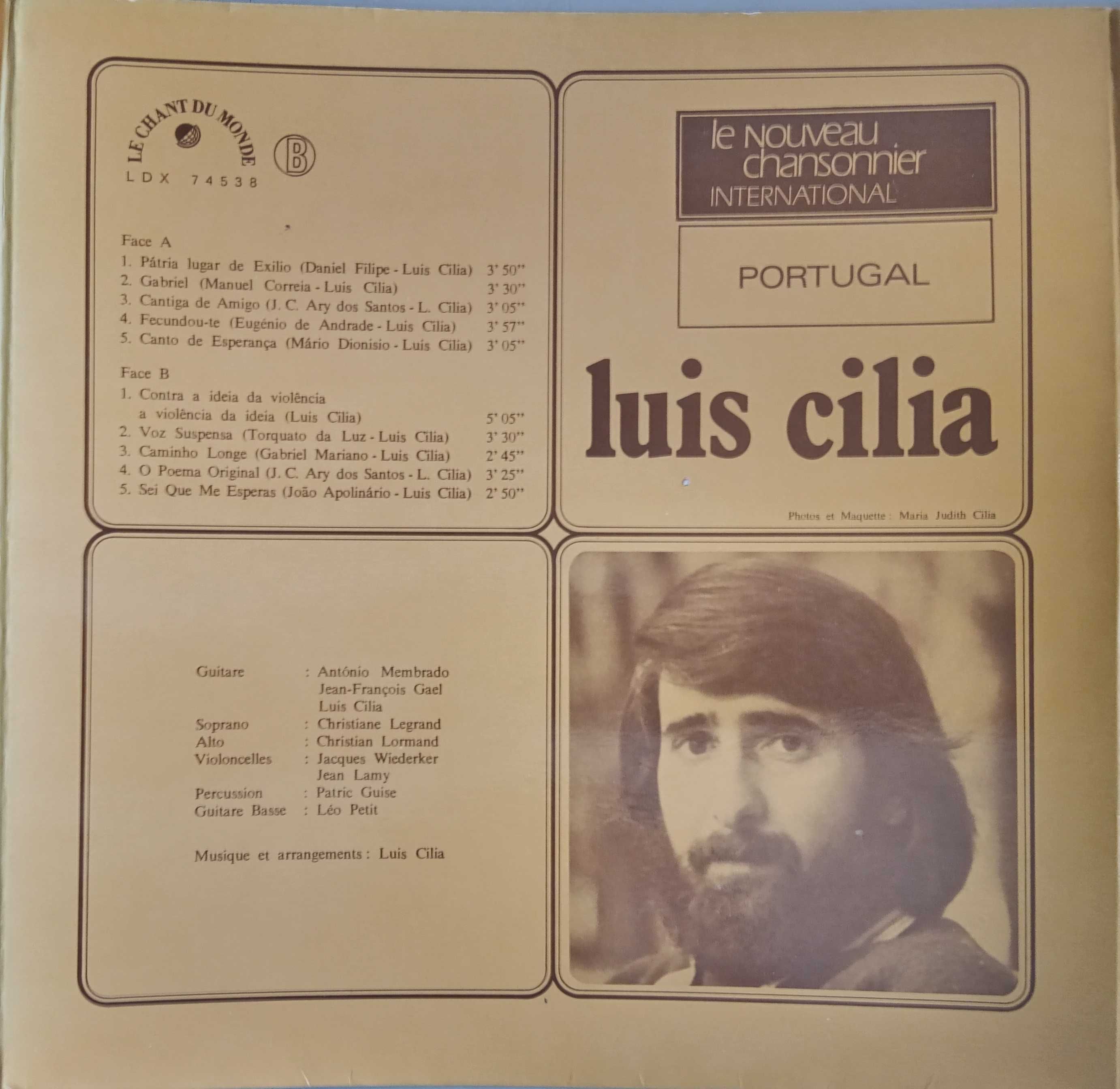 Luís Cília	- - - - -	Contra a Ideia da Violência, A Violência ... - LP