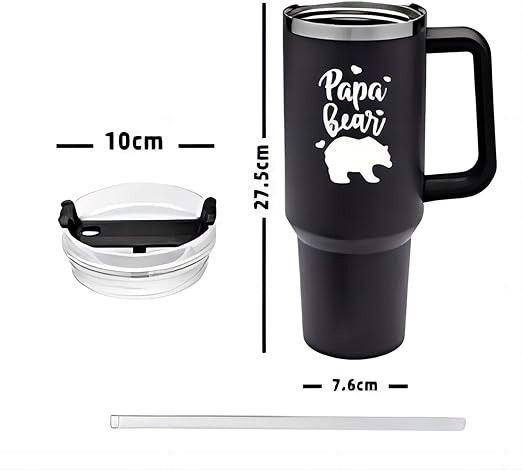 kubek termiczny termos z rurką dzień ojca 1200ml