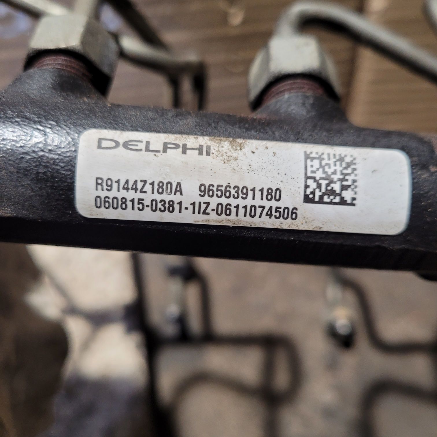 Układ paliwowy DELPHI pompa wtryskowa wtryski listwa peugeot 2.0HDI