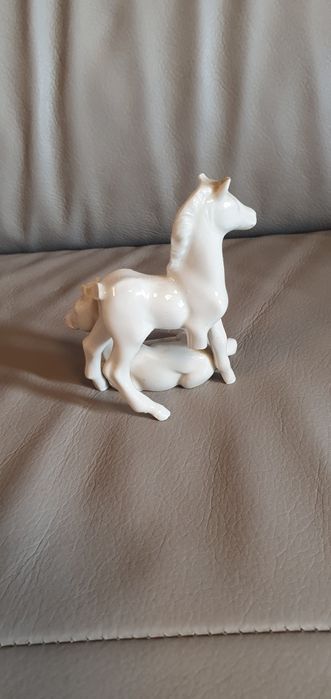 Figurka porcelanowa Ćmielów konie