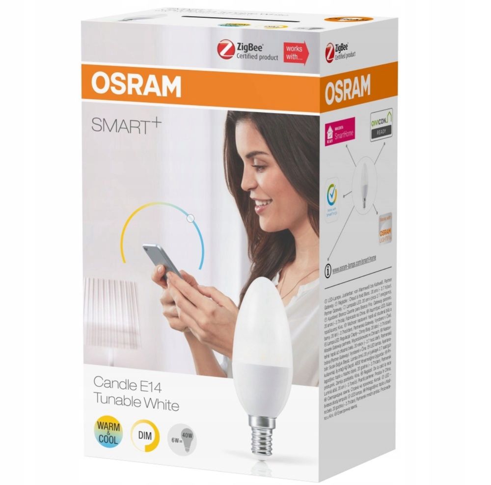 Żarówka LED smart Osram E14 6 W