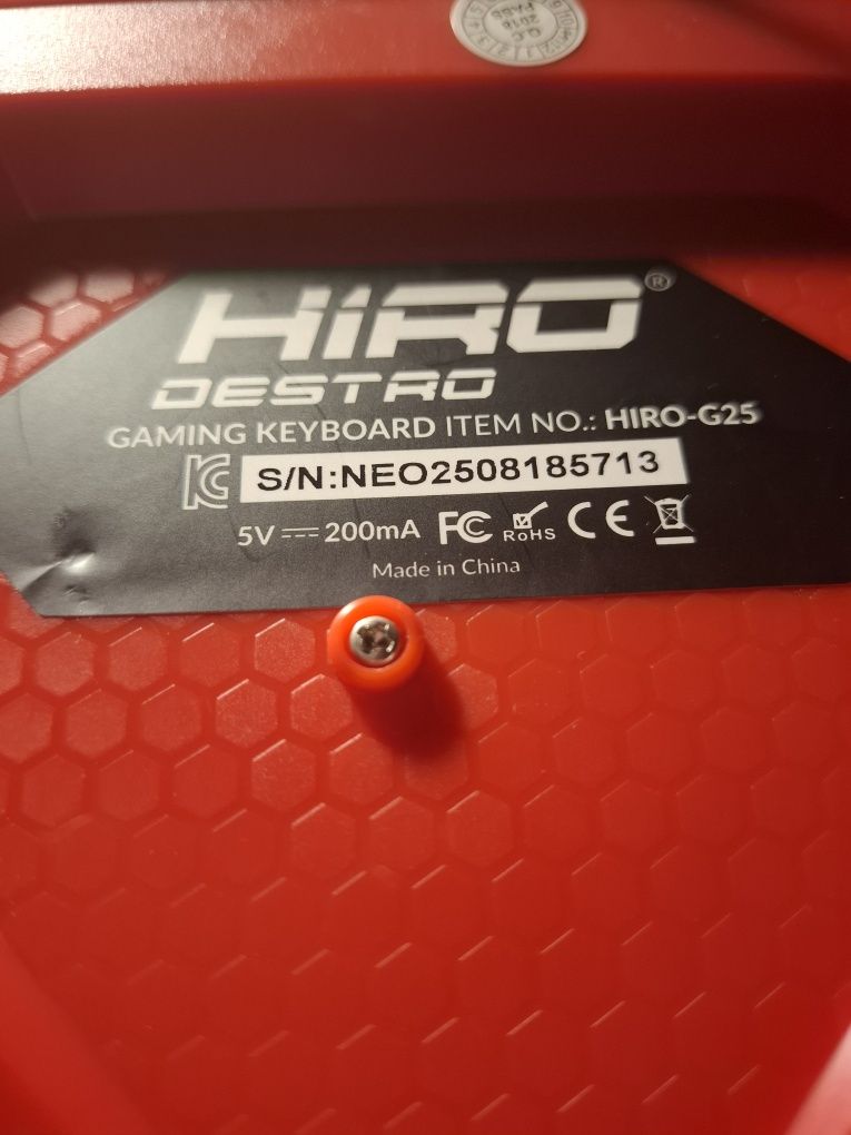 Klawiatura membranowa Hiro Destro