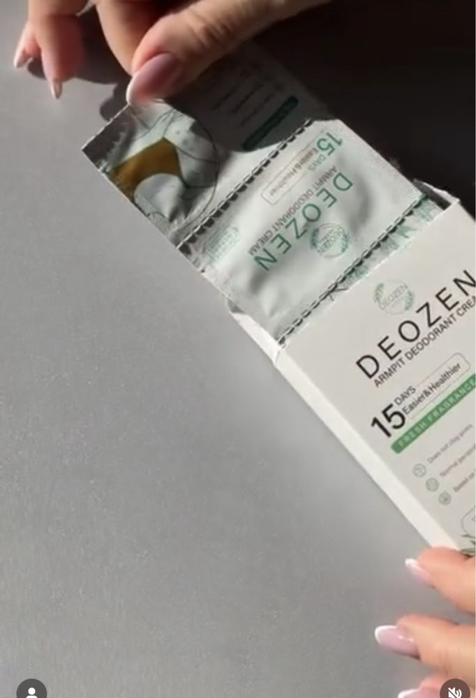 Дезодорант Deozen, натуральный, работает неделю!