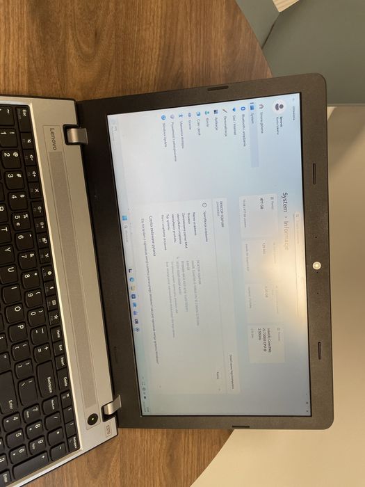 Laptop Lenovo E570 i5-7200U 8GB 128SSD Windows 11 Pro