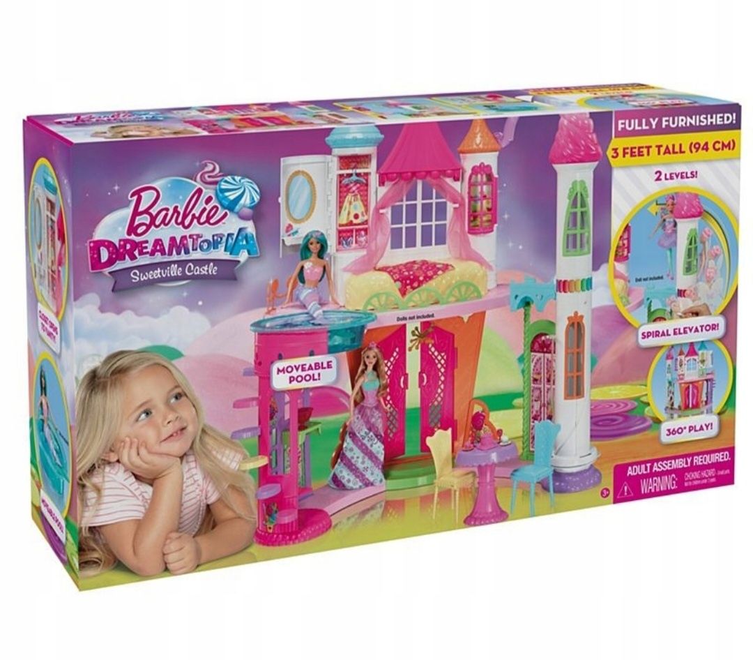 Matel Barbie Dreamtopia Zamek Pałac Krainy Słodkosci