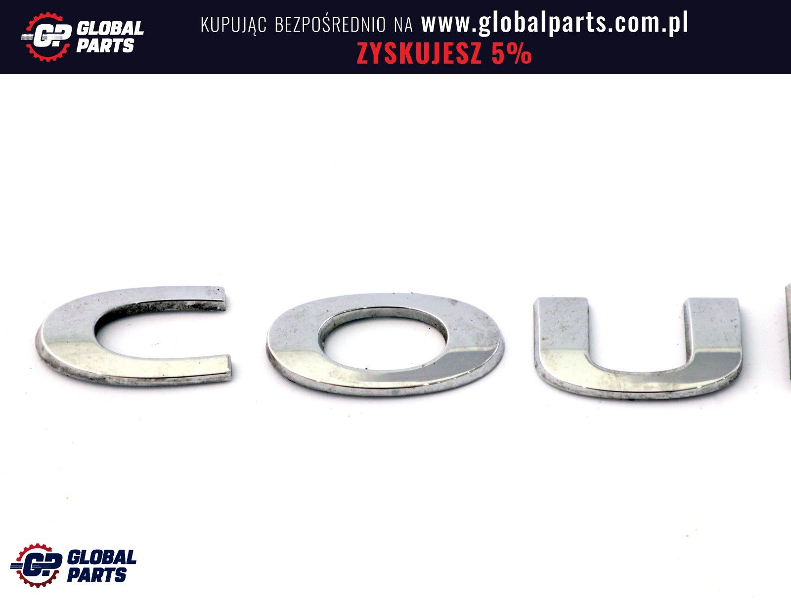 Mini Countryman R60 Napis Emblemat Znaczek Logo Chrom