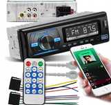 RADIO SAMOCHODOWE 1-dinbluetooth usb aux mp3 mikrofon pilot uniwersaln