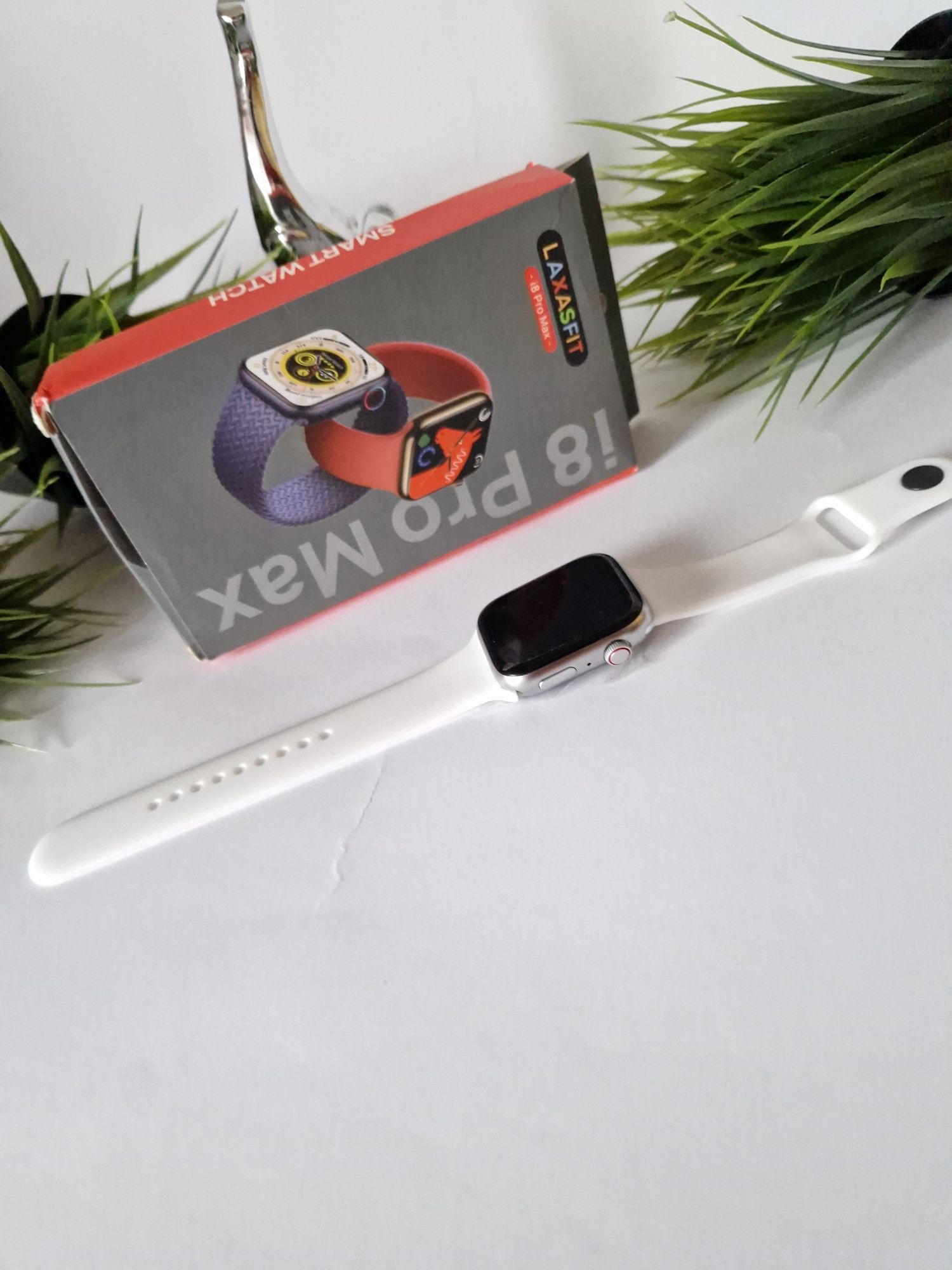 Smartwatch i8 pro max, biały
