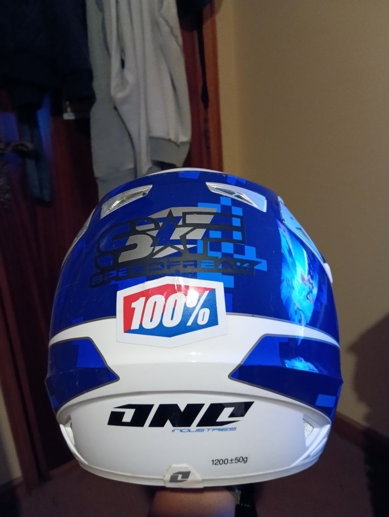 Capacete de moto cross onc