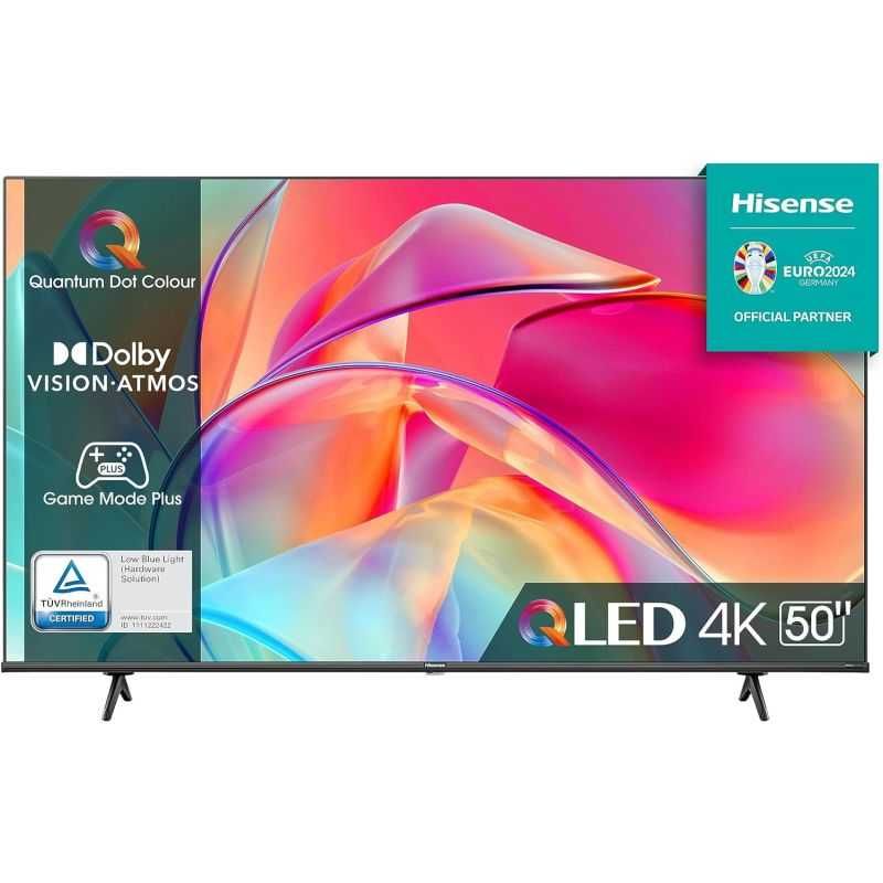 Акція! Телевізор 50" Hisense 50E77KQ (QLED Smart TV 4К T2/S2)