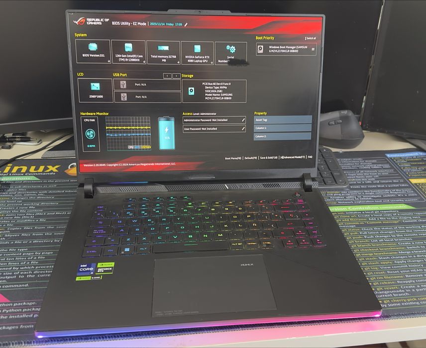 Portatil Gaming Asus ROG Strix Scar G16 G634JZ Topo da Gama