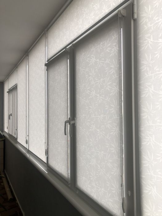 Рулонні штори, тканинні ролети, жалюзі, день-ніч, рулонные шторы.