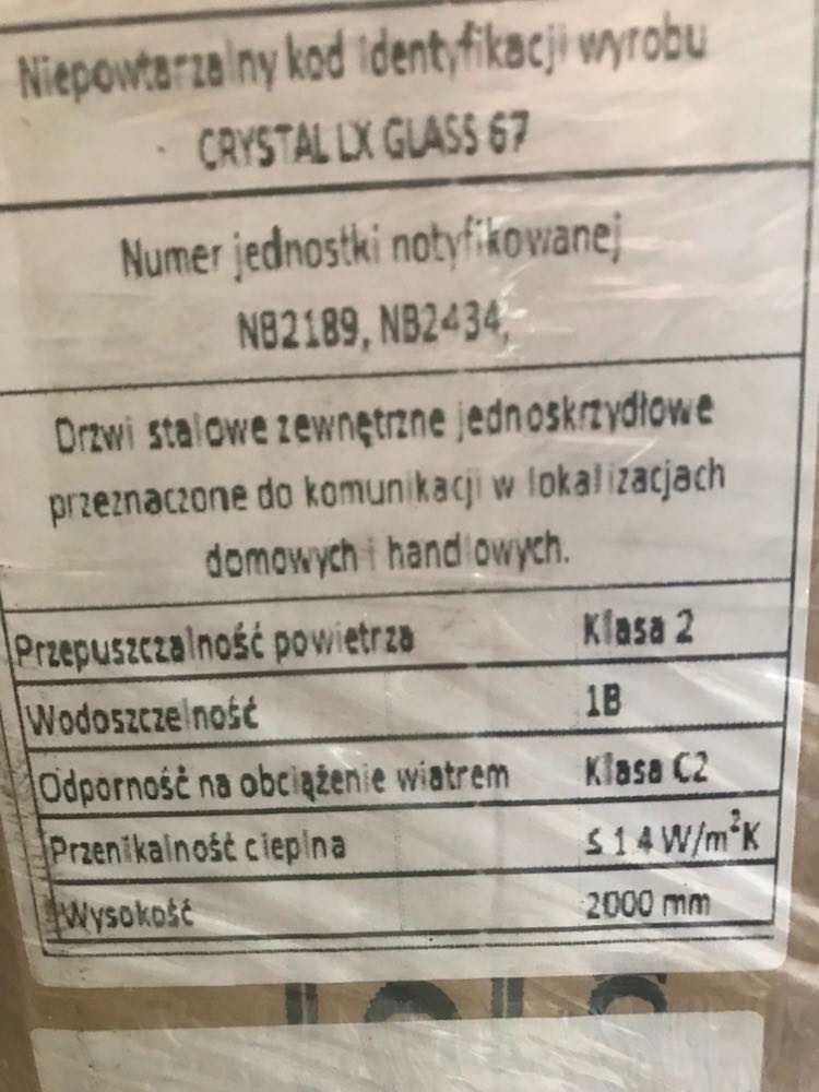 Drzwi zewnętrzne wejściowe rozmiar 90 prawe kolor antracyt kompletne