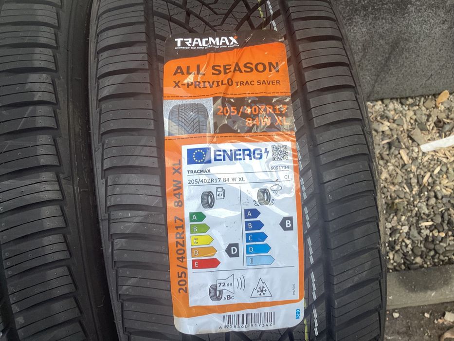 TRACMAX 205/40r17 opony całoroczne Nowe gwarancja