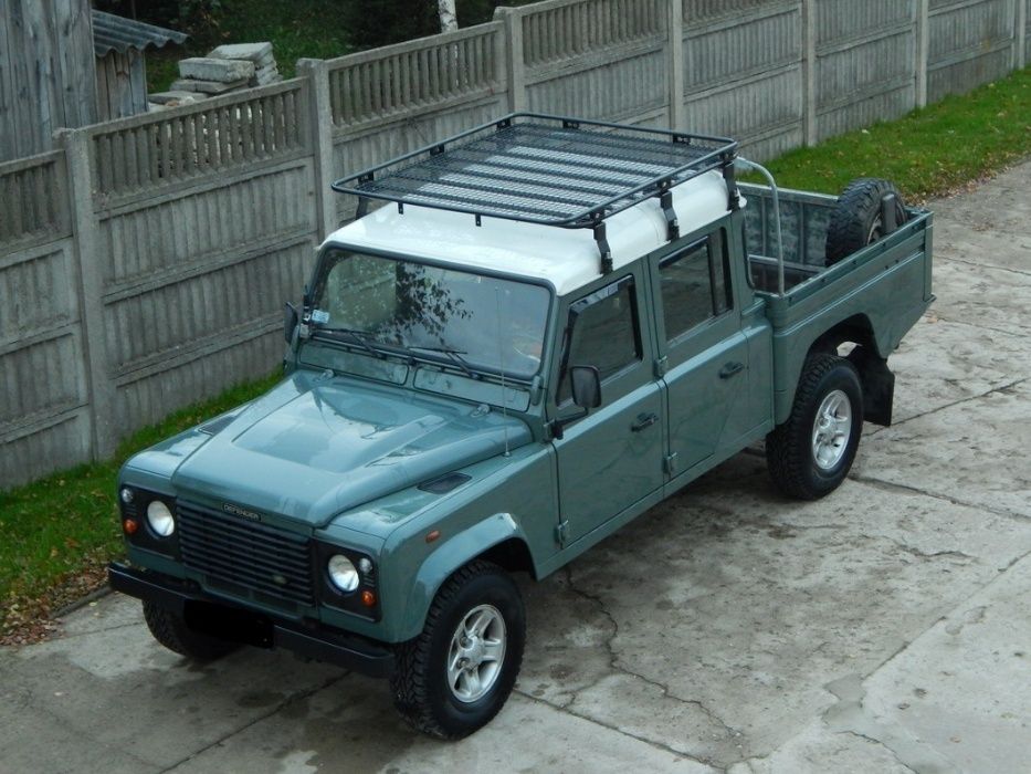 Bagażnik dachowy Land Rover Defender 130 Pickup z siatką