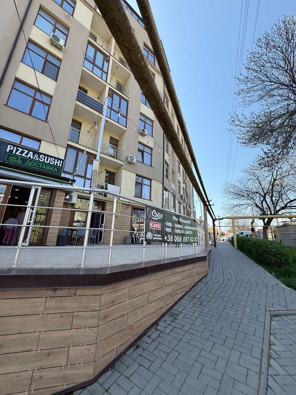 Приміщення 275кв., ЖК Клаб Марін 2, вул.Довга, цоколь, фасад
