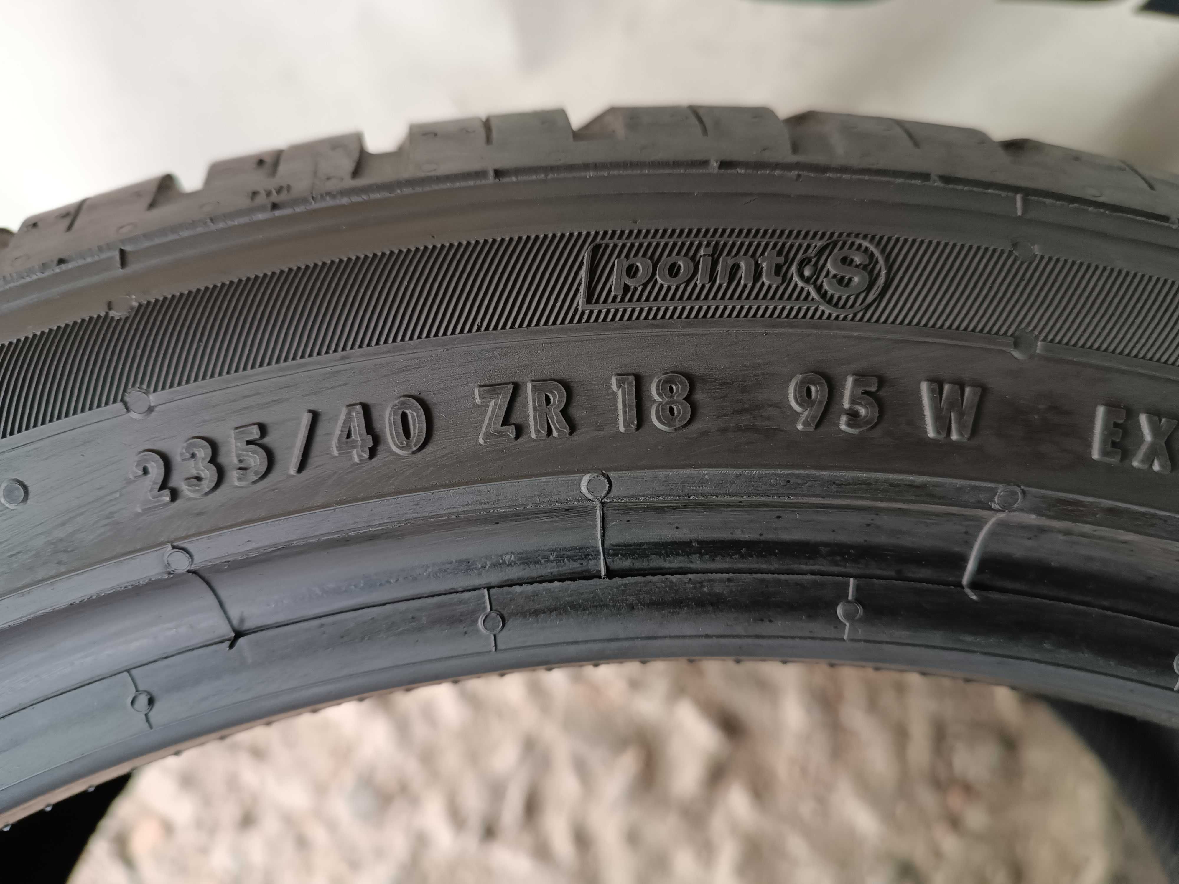 Літні шини 235/40 R18 Poins sammer star sport 2	7.7мм