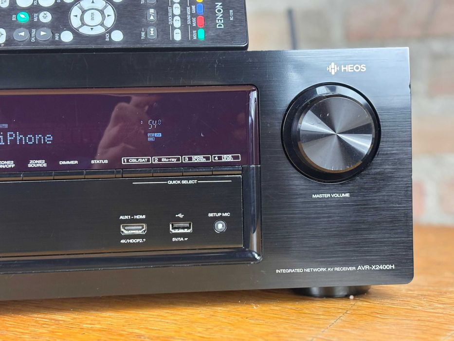 Denon AVR X2400H amplituner 7.2 Dolby Atmos Heos 4K HDR