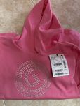 Sweatshirt com capuz cor de rosa Susana Gateira NOVO