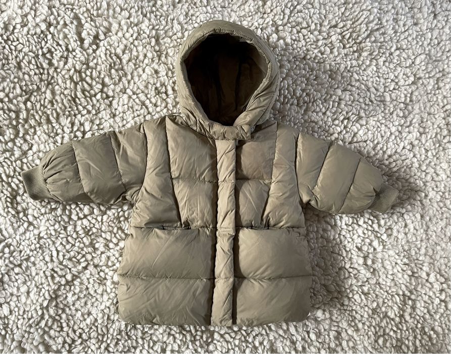 Kurtka zimowa ZARA, puchowa, rozm. 80cm