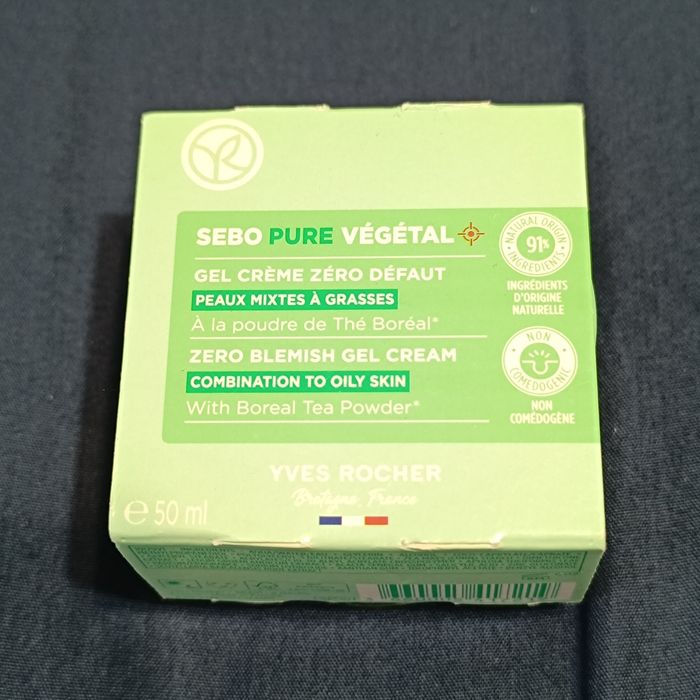 Krem do twarzy yves Rocher sebo pure vegetal
