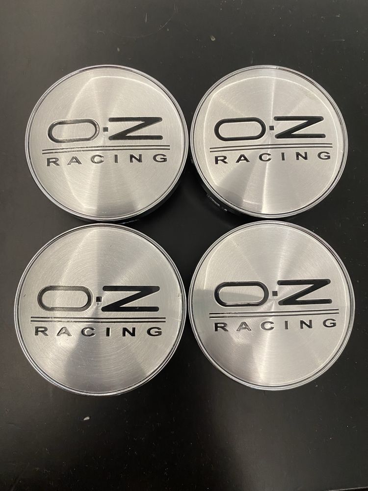 Centros de jante OZ Racing (prata e preto) - 60cm