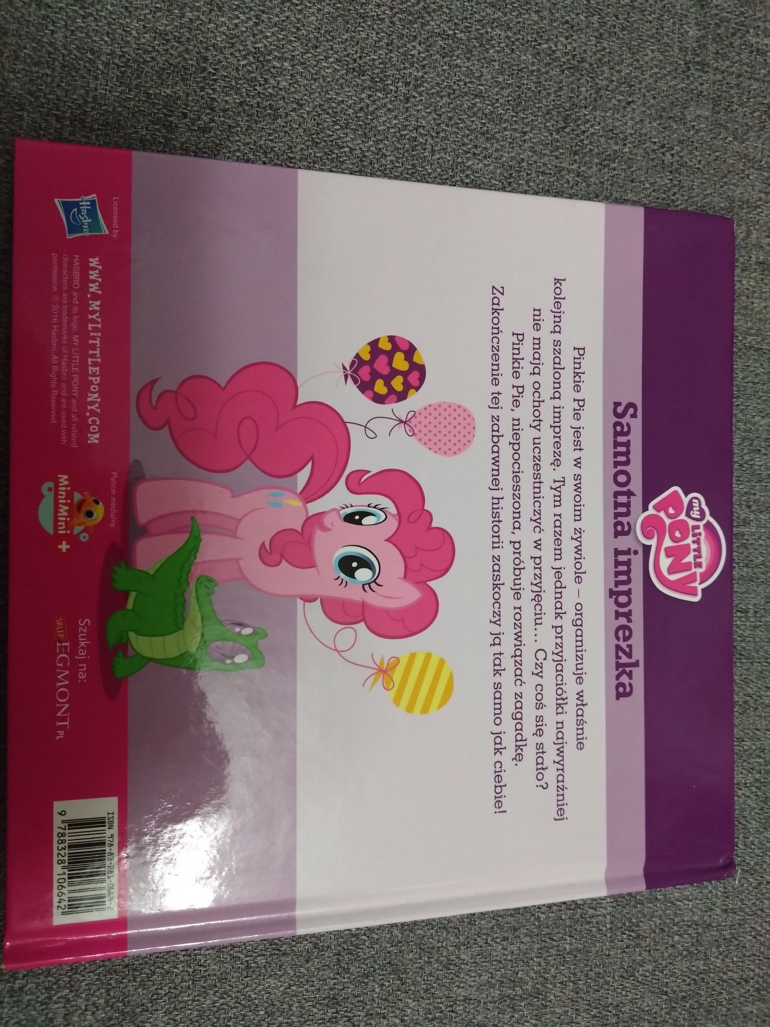 Książka my little pony samotna imprezka