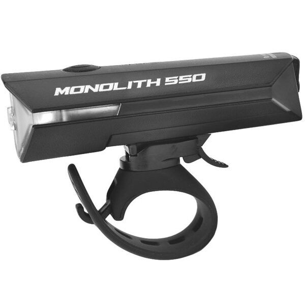 Lampka rowerowa przednia Nexelo Monolith 550 lumenów USB