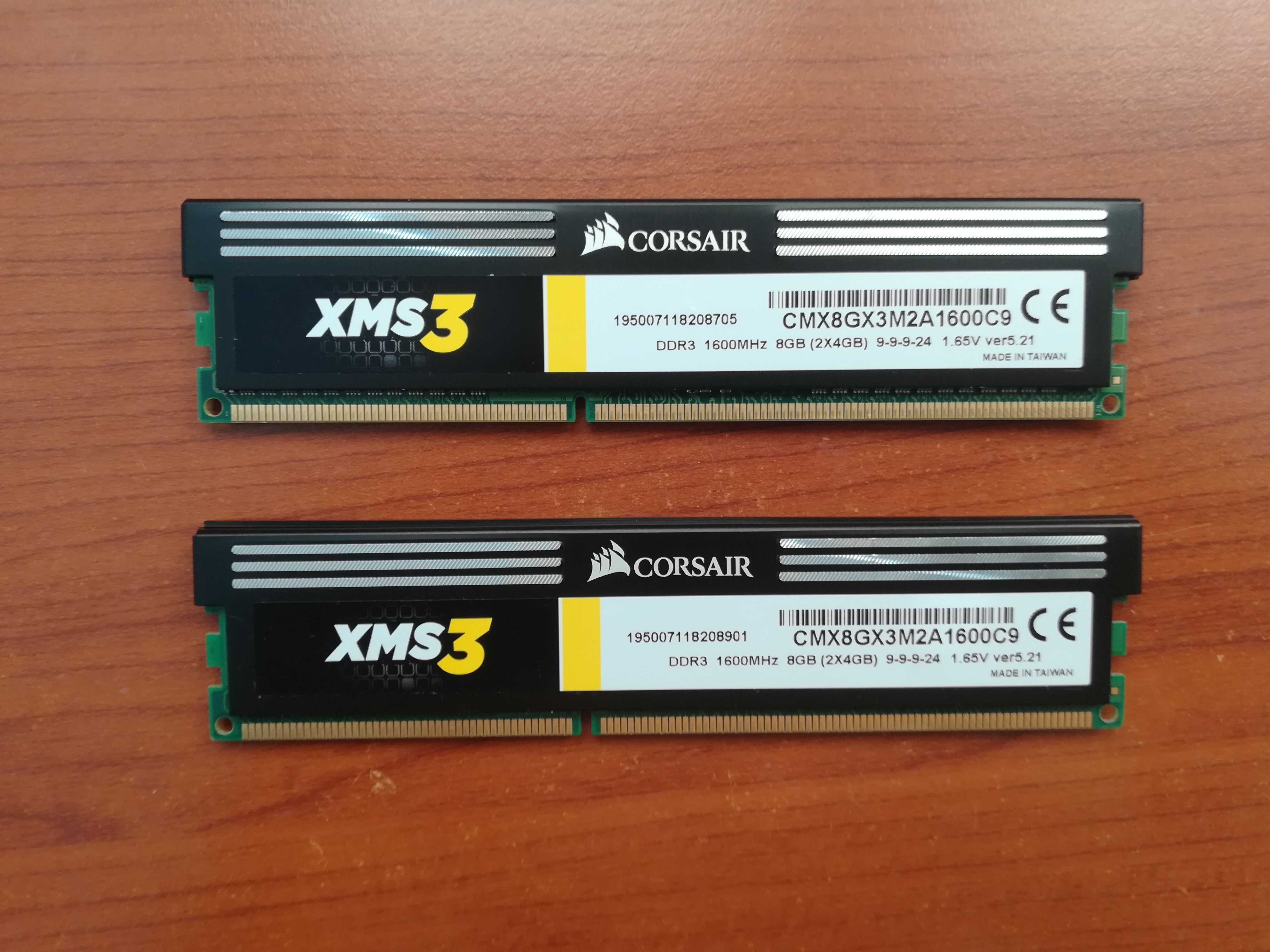 Pamięć RAM DDR3 CORSAIR 8 GB 2x4