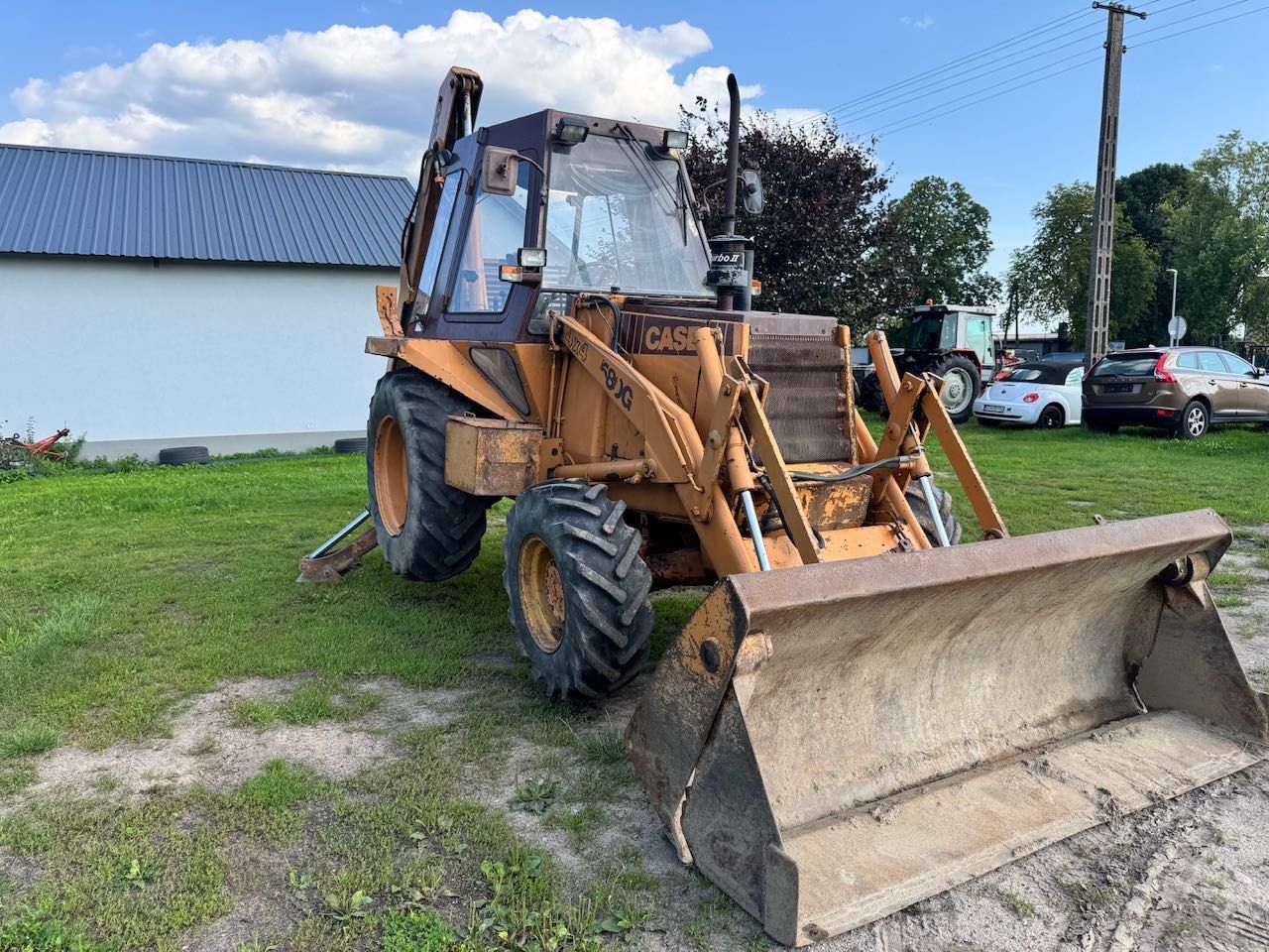 Koparko ładowarka Case 580G łyżko-krokodyl teleskop 4x4