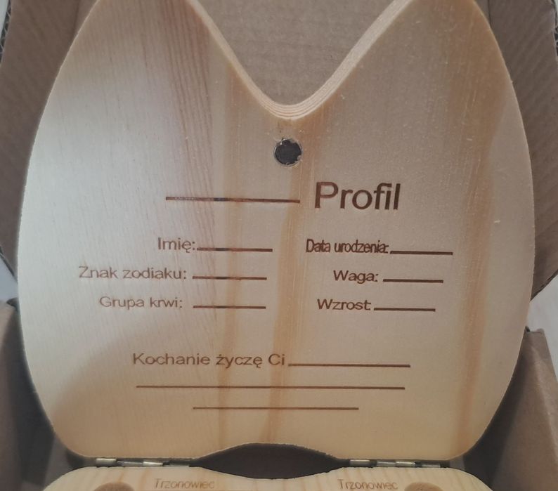 Pudełko na mleczaki zęby w j.polskim