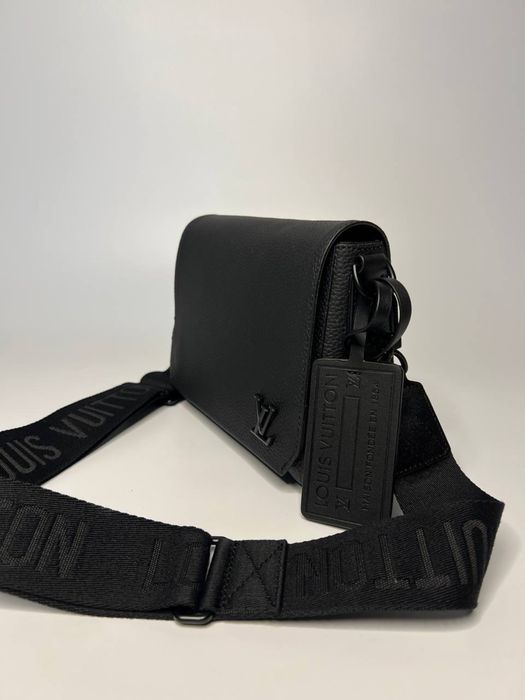 Чоловіча шкіряна сумка louis vuitton/ Мужская кожаная сумка