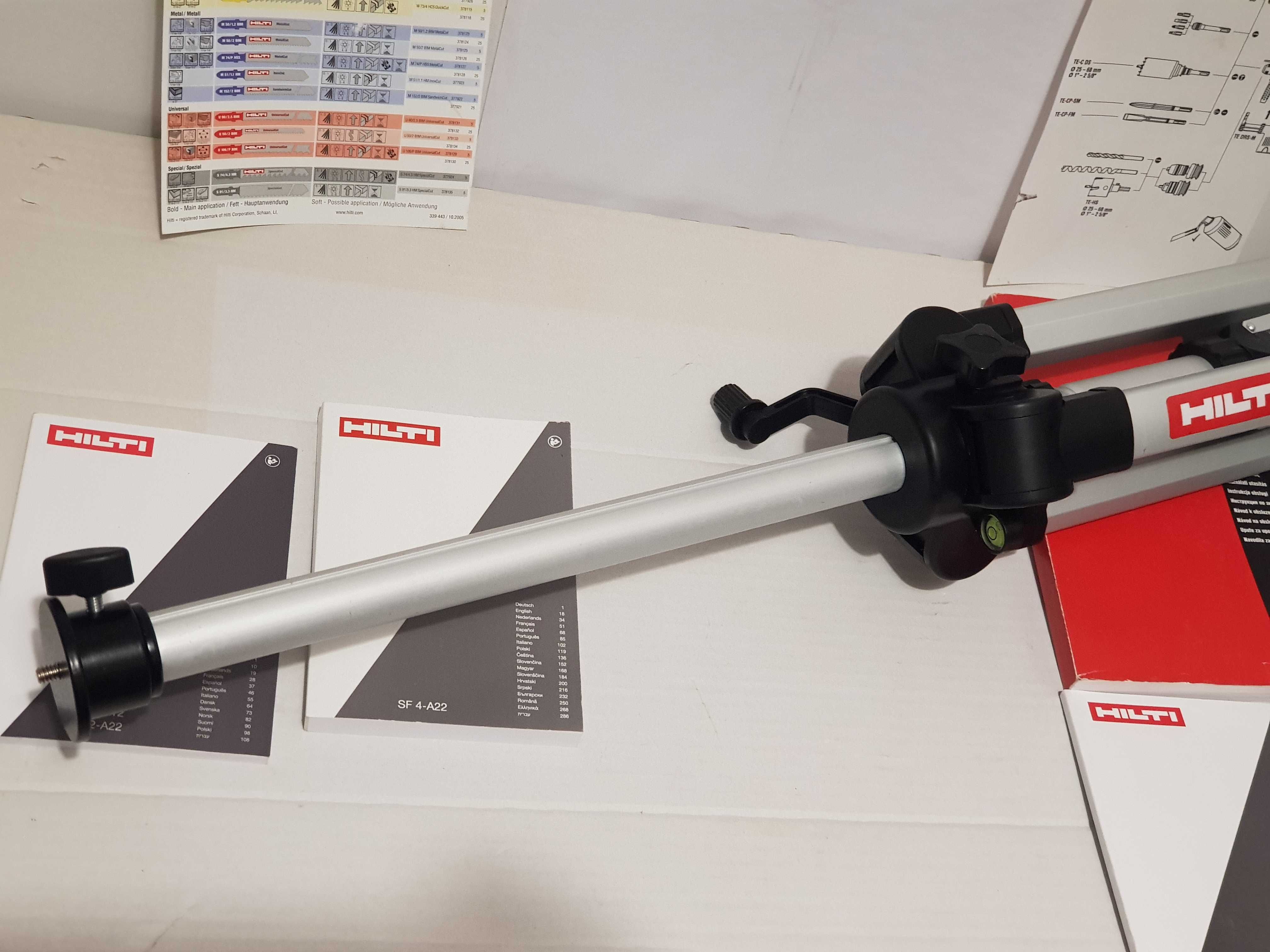 Statyw 1.2m HILTI PMA 20 do laser krzyzowy niwelator PMC,PM 4 PML 32