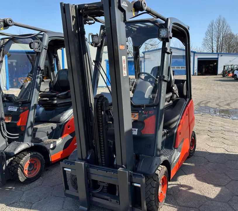 Wózek Widłowy Linde H16T triplex Rok 2015 Gaz_ UDT