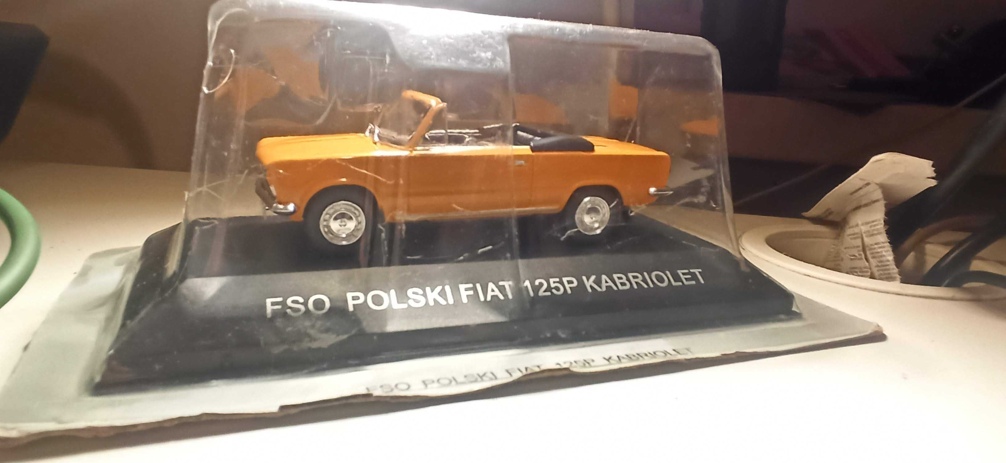 Model Polski Fiat 125p kabriolet Nowy