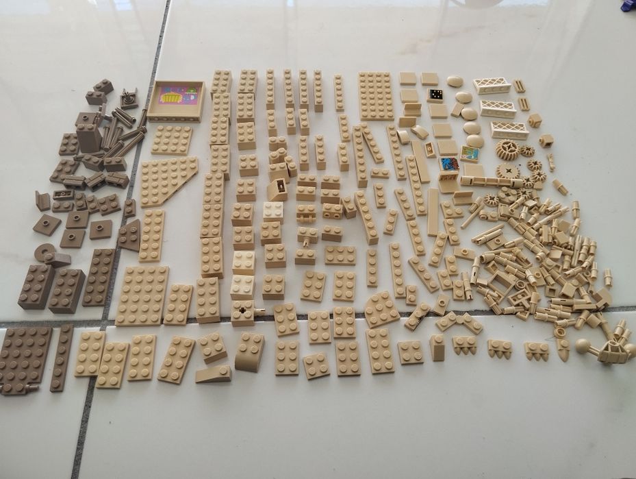 LEGO peças original cor beige