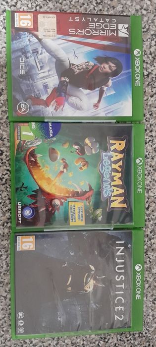 Rayman legends/Mirror edge/Injustice 2 Xbox one