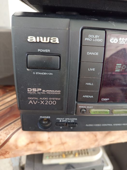 Ресивер с винилом aiwa