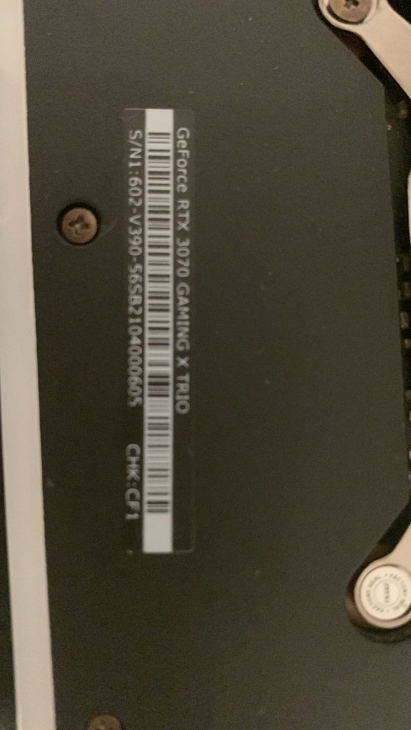 Placa gráfica MSI RTX 3070 Gaming X Trio