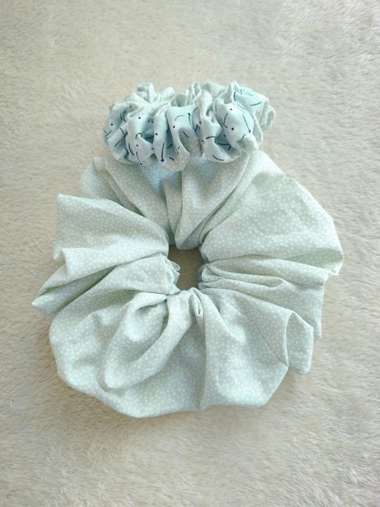 Gumka scrunchie do włosów handmade