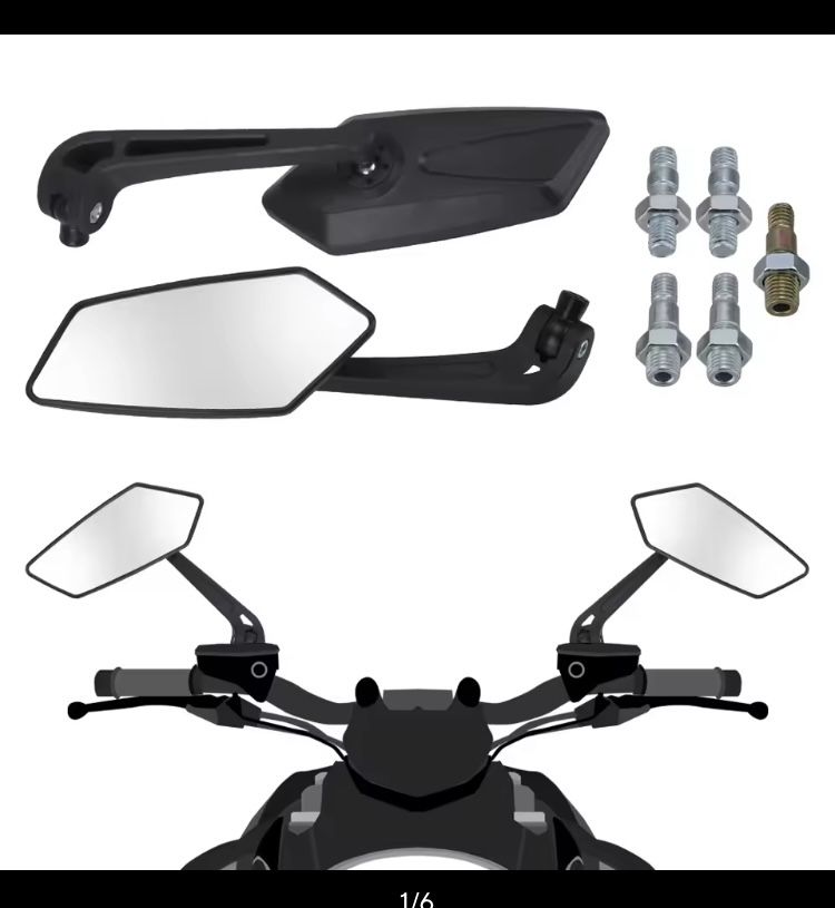 Espelhos para moto mota universais