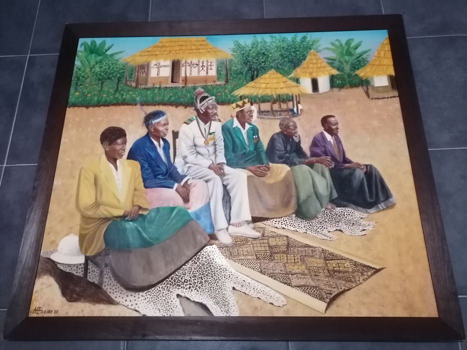 Quadro pintura a mão