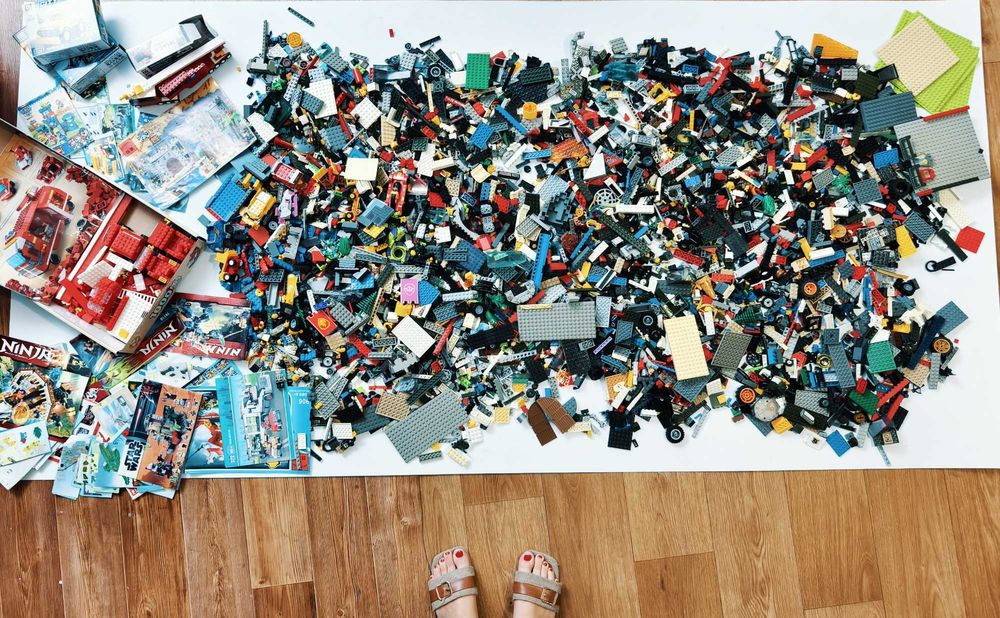 Конструктор LEGO + аналоги, орієнтовно 10 кг