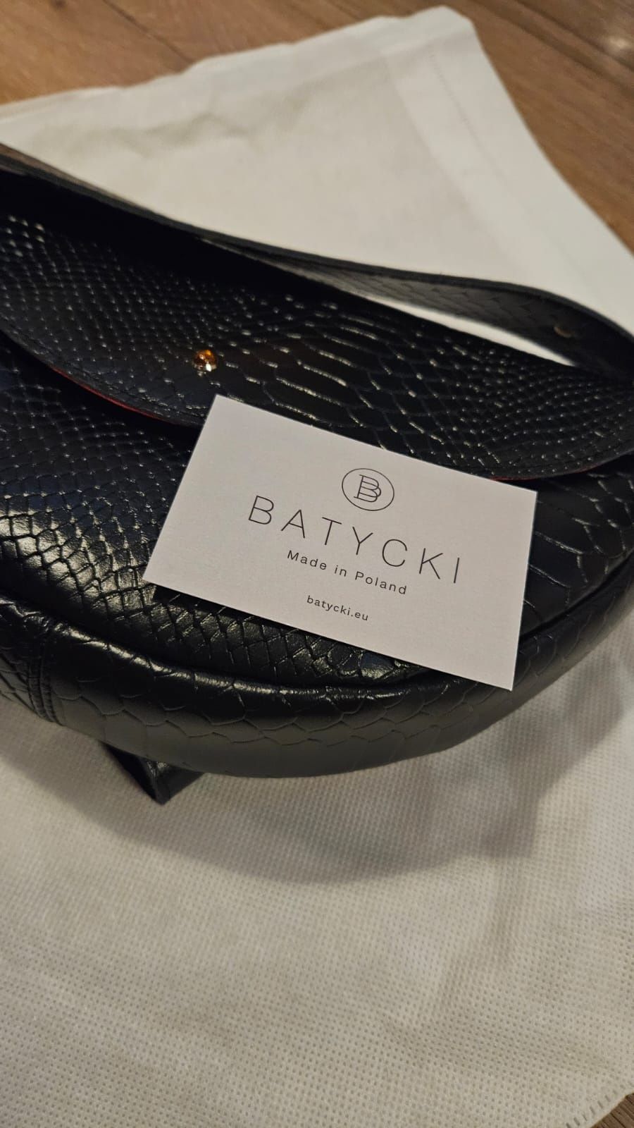 Torebka batycki z bursztynem